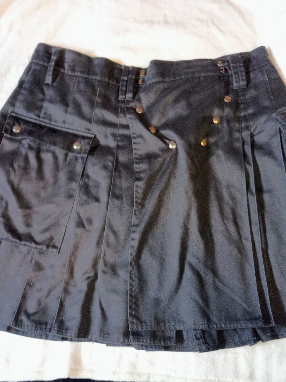 UtiliClan Utilikilt – Black Utility Kilt – Men’s Size M 44 – 22.5” L